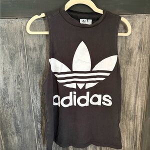Adidas Black and White Tank Top